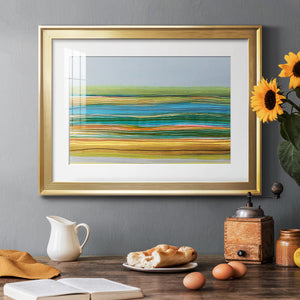 Parallel Striae II - Modern Framed Art Print