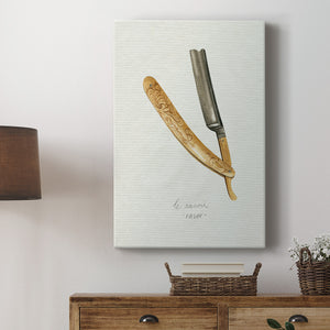 Gilded Toiletries I Premium Gallery Wrapped Canvas - Ready to Hang