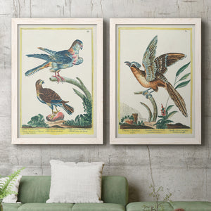 Pastel Birds III - Premium Framed Canvas 2 Piece Set - Ready to Hang