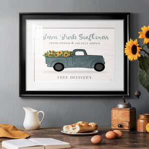 Farmers Market Truck - Modern Framed Art Print