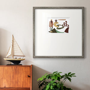 Vintage Vibes IV Premium Framed Print Double Matboard