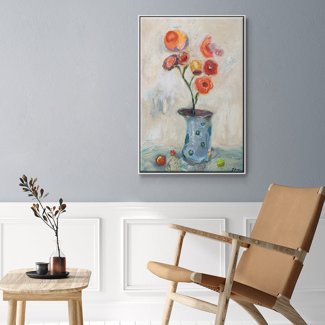 Fruit of Life - Framed Premium Gallery Wrapped Canvas L Frame - Ready to Hang
