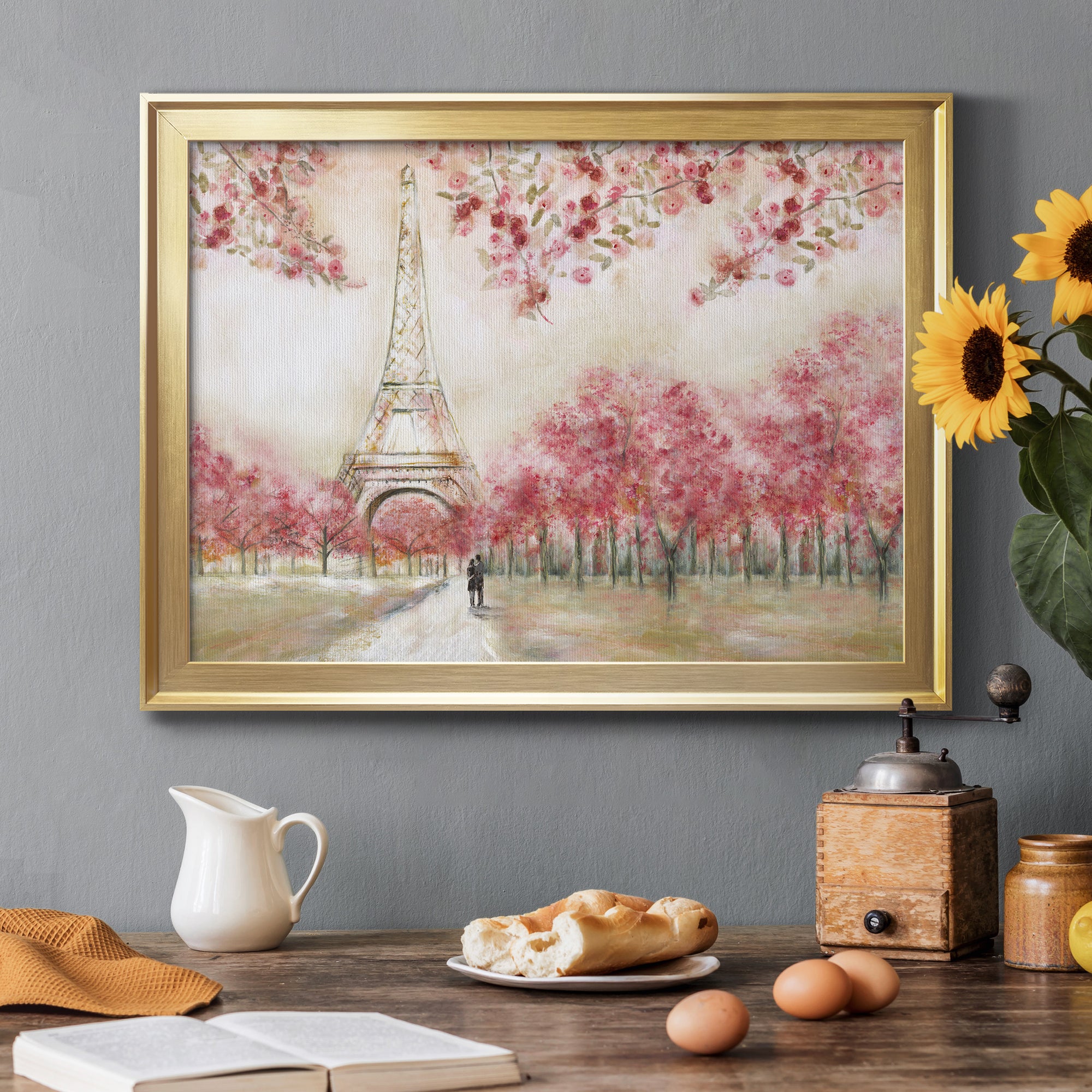 Spring In Paris Premium Classic Framed Canvas - Ready to Hang