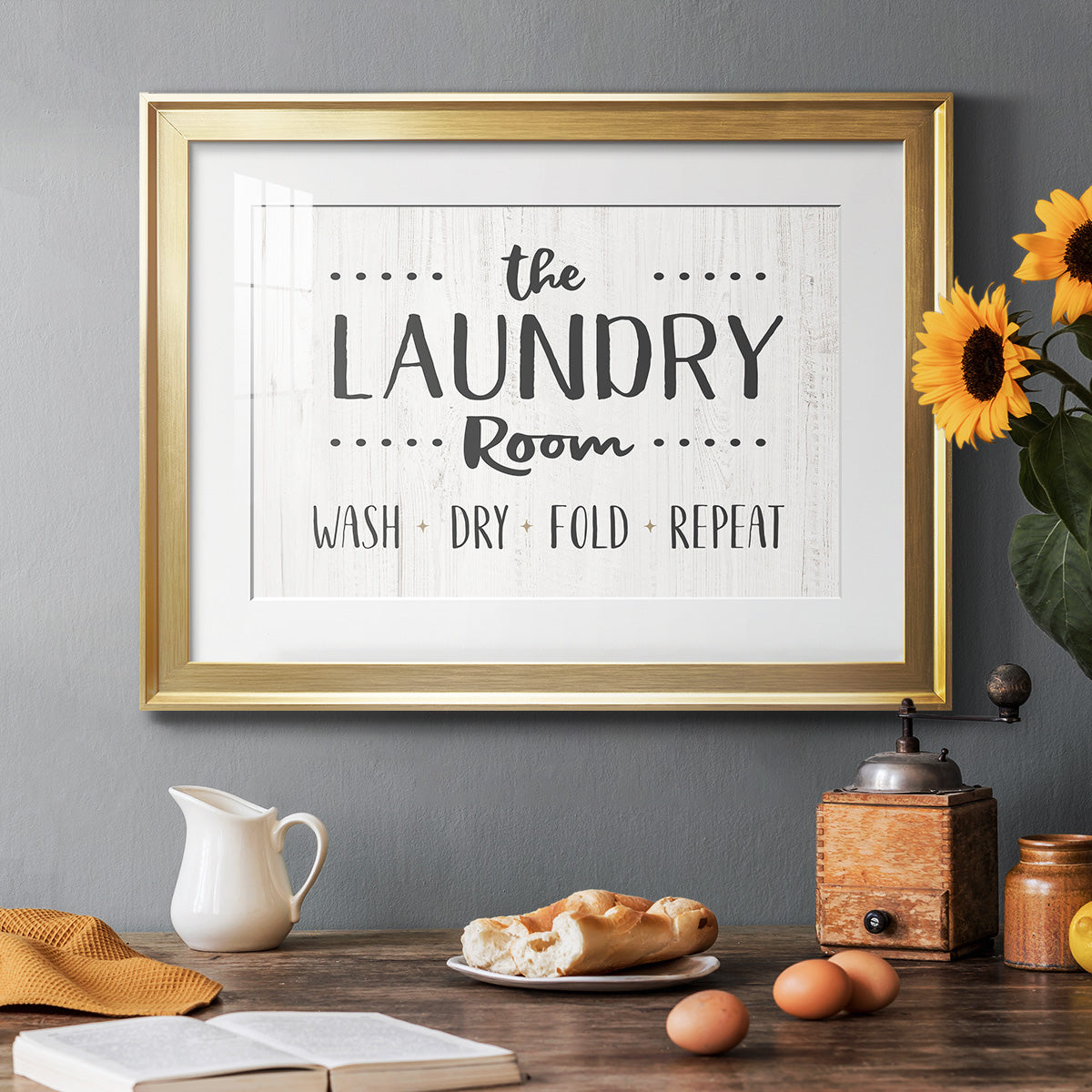 The Laundry Room Premium Framed Print - Ready to Hang