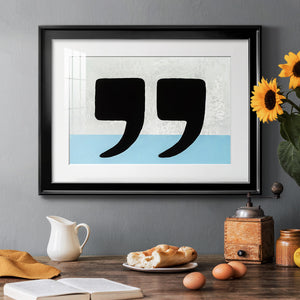 He Said She Said - Modern Framed Art Print