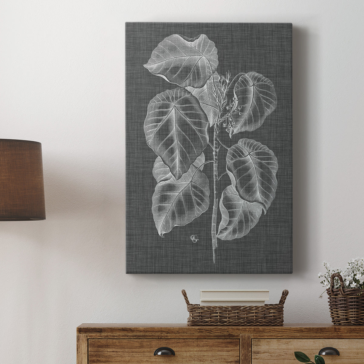 Graphic Foliage IV Premium Gallery Wrapped Canvas - Ready to Hang