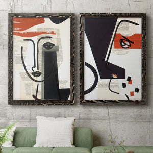 Faces of A Century V - Barnwood Framed Canvas Set