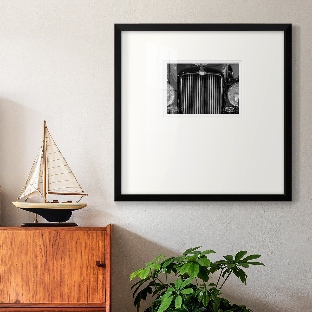 Vroom II- Premium Framed Print Double Matboard