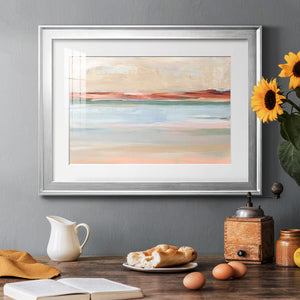 Sienna Horizon II - Modern Framed Art Print
