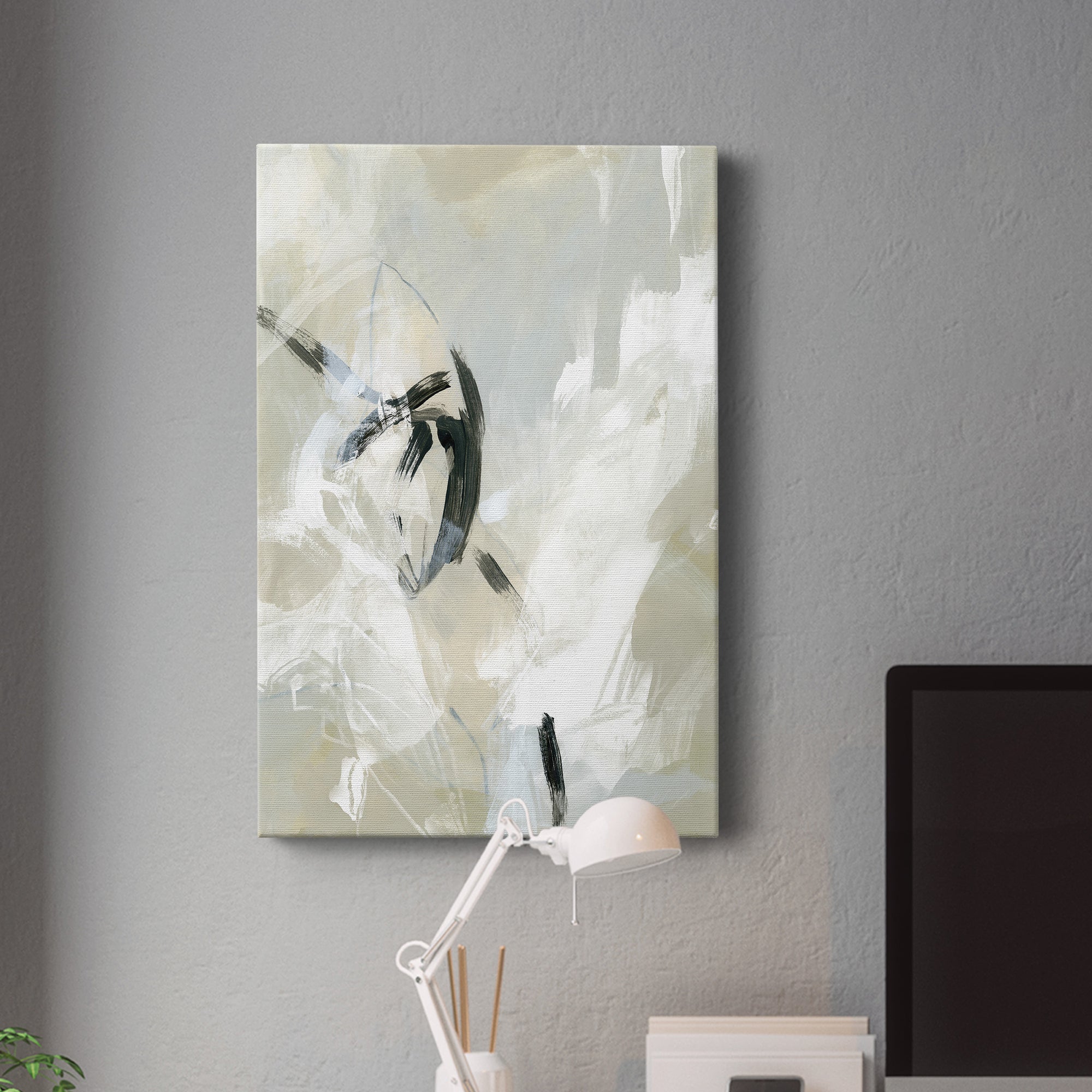 Scribble Veil II Premium Gallery Wrapped Canvas - Ready to Hang