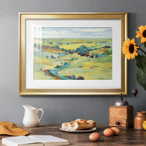 Idyll Sweep - Modern Framed Art Print