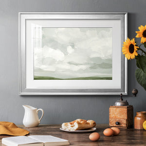 Gray Stone Sky IV Premium Framed Print - Ready to Hang