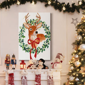 Woodland Holiday Collection B - Gallery Wrapped Canvas