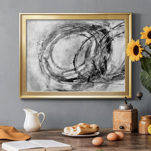 Infinity Rings I - Modern Framed Canvas Print