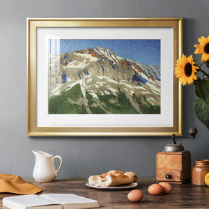 Vermillion Ascent - Modern Framed Art Print