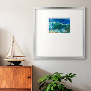 Green Flash Premium Framed Print Double Matboard