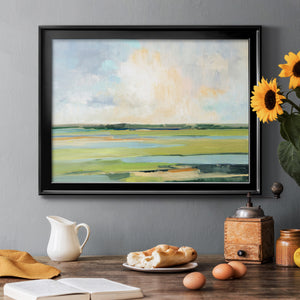 Pastel Horizon I - Modern Framed Canvas Print