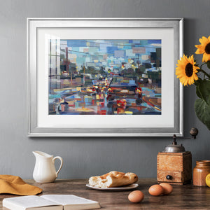 Red Traffic - Modern Framed Art Print