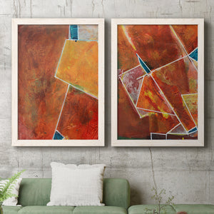 Primary Connection I - Barnwood Framed Canvas Set