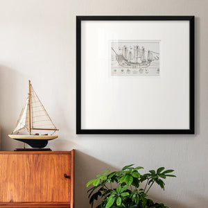 Frigate III Premium Framed Print Double Matboard