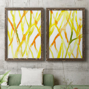 Runnel III - Barnwood Framed Canvas Set
