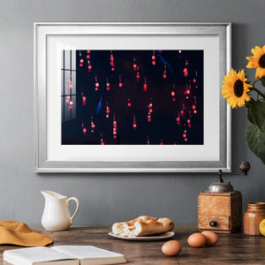 Crimson Constellation - Modern Framed Art Print