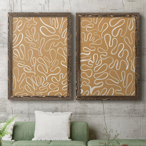 Matisse Pieces I - Barnwood Framed Canvas Set