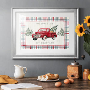 Indigo Kelp II - Modern Framed Art Print