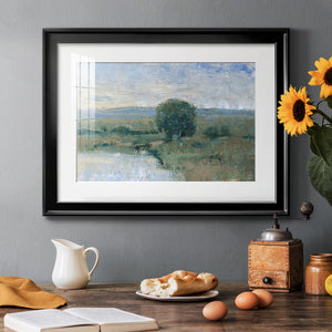 Riverbank Impression II - Modern Framed Art Print