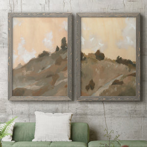 Hillside Walking Path III - Barnwood Framed Canvas Set