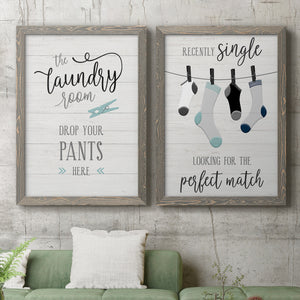 Drop Your Pants - Premium Framed Canvas 2 Piece Set - Ready to Hang