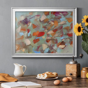 Confetti Party - Modern Framed Canvas Print