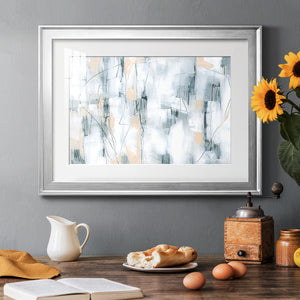 Stone Hatchmarks I - Modern Framed Art Print