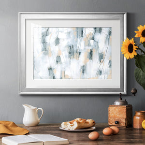 Stone Hatchmarks II - Modern Framed Art Print