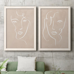 Curly Face I - Barnwood Framed Canvas Set