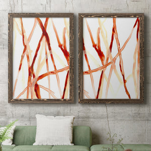 Runnel V - Barnwood Framed Canvas Set