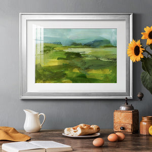 Emerald View IV - Modern Framed Art Print