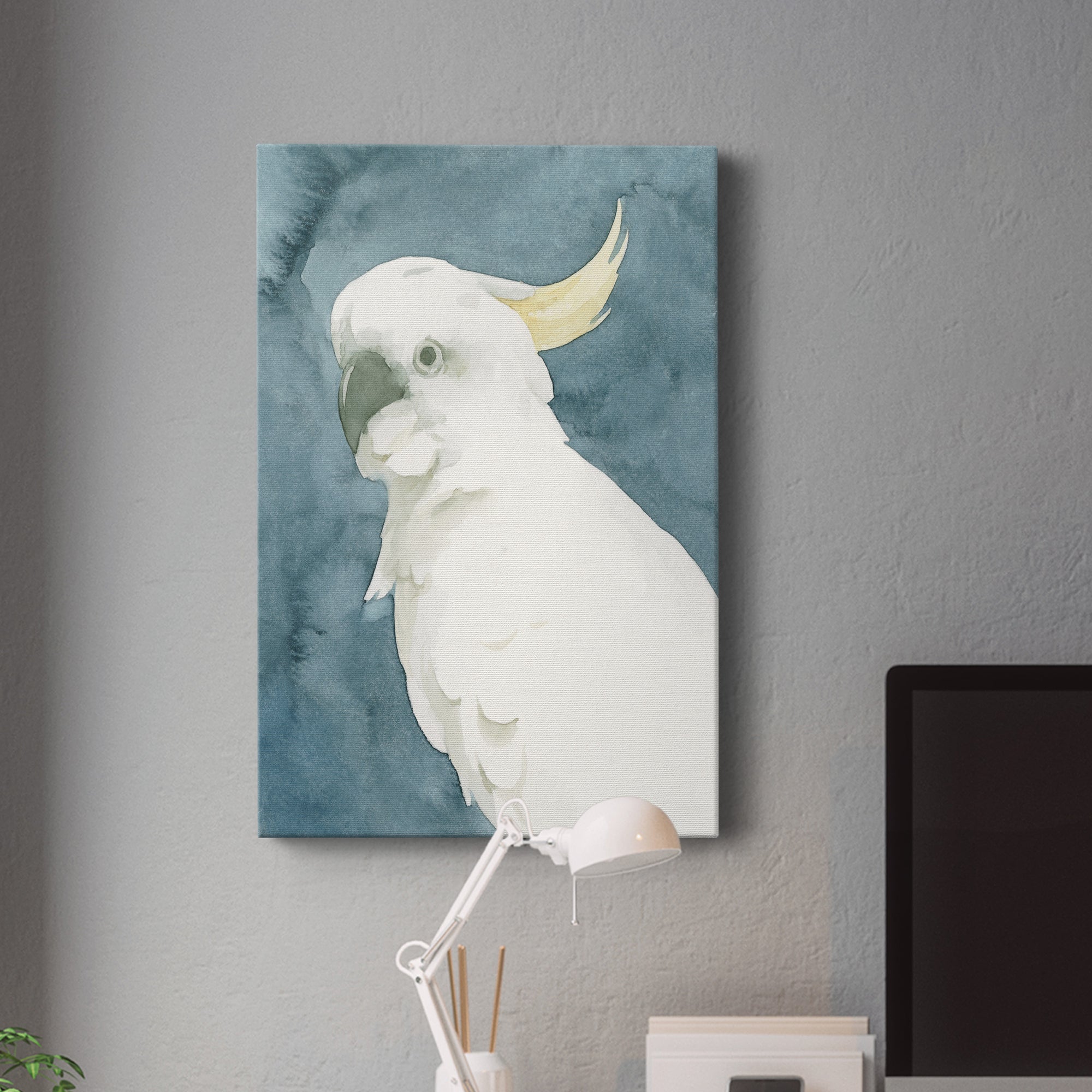 Cockatoo Portrait II Premium Gallery Wrapped Canvas - Ready to Hang
