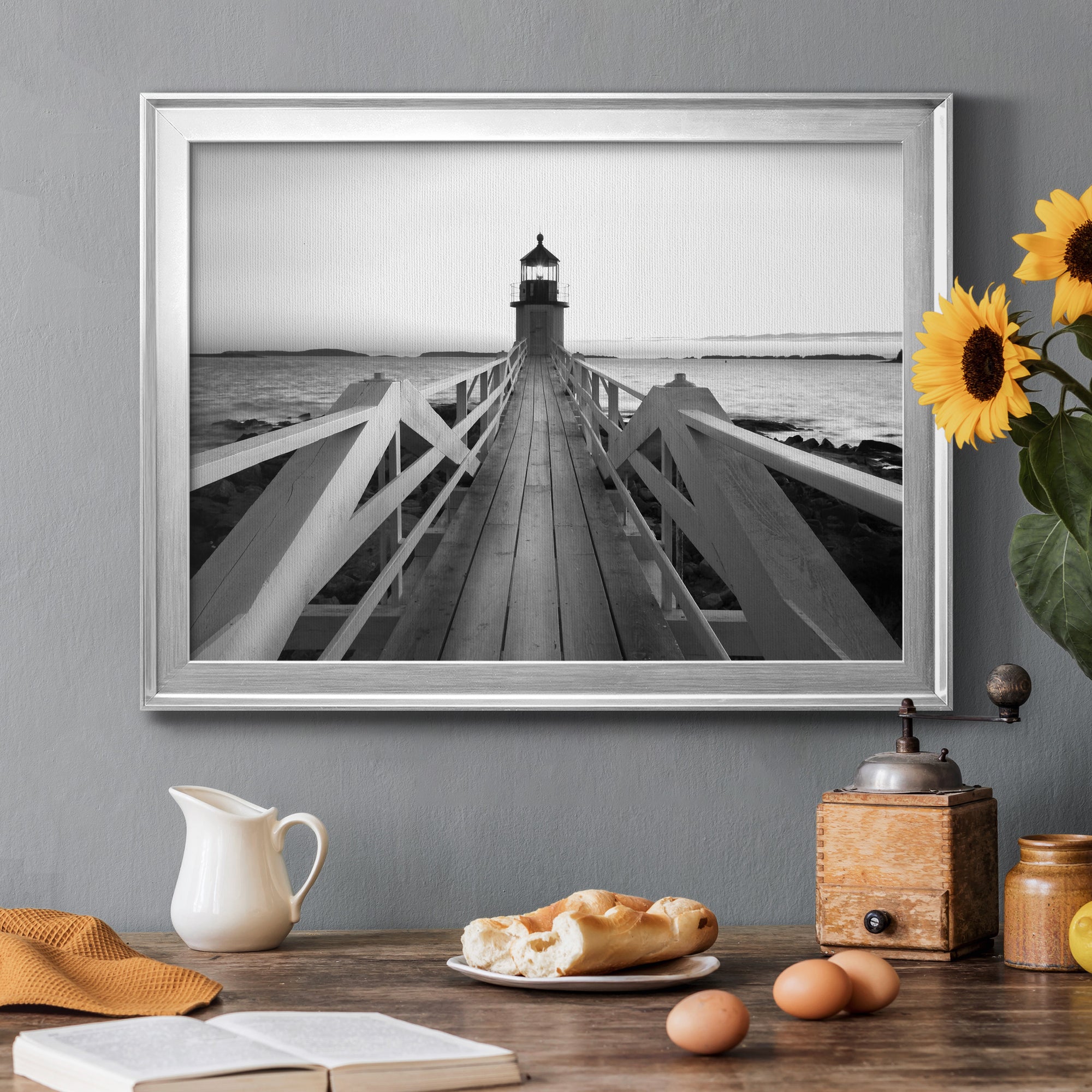 Marshall Point Lighthouse Premium Classic Framed Canvas - Ready to Hang