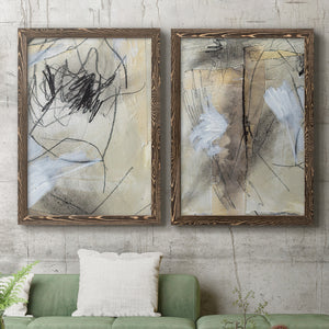 Masked Notes VII - Premium Framed Canvas 2 Piece Set - Ready to Hang