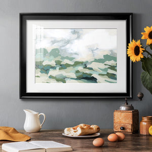 Verdant Hillside II - Modern Framed Art Print