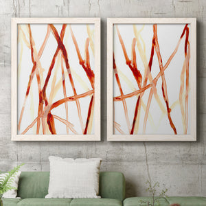 Runnel V - Barnwood Framed Canvas Set