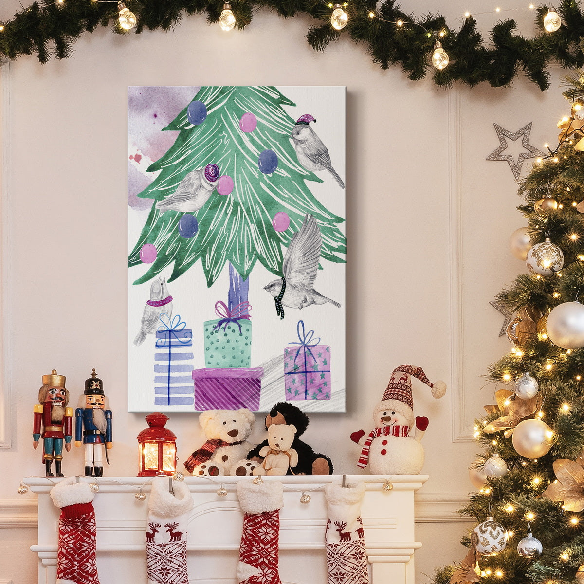 December Tree II Premium Gallery Wrapped Canvas - Ready to Hang