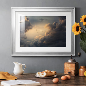 Soaring High Above - Modern Framed Art Print