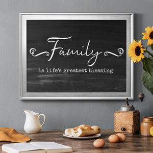 Greatest Blessing - Modern Framed Canvas Print