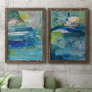 Spring Winds VII - Barnwood Framed Canvas Set