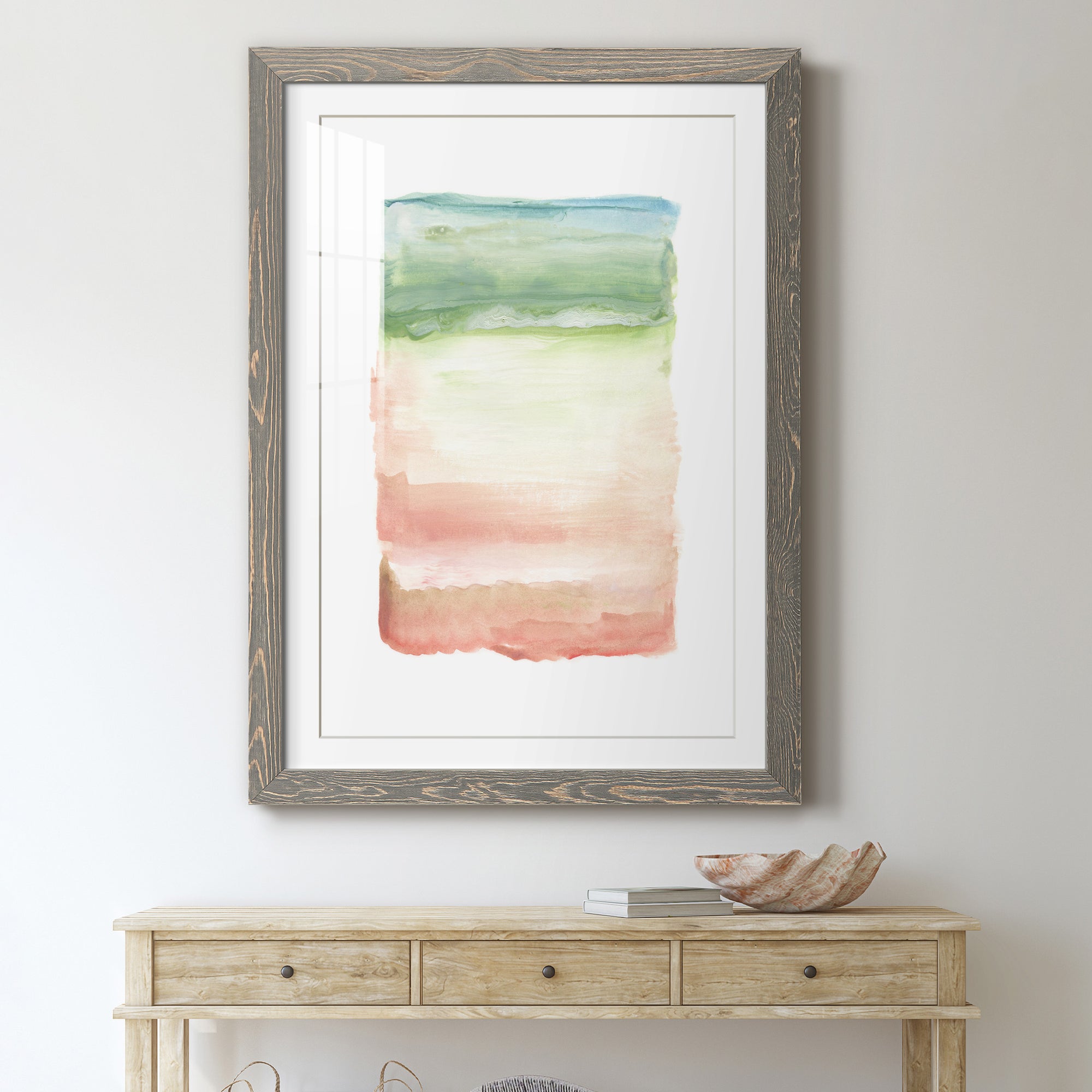 Skye I - Premium Framed Print - Distressed Barnwood Frame - Ready to Hang