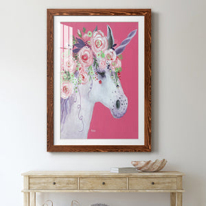 Unicorn II - Premium Framed Print - Distressed Barnwood Frame - Ready to Hang