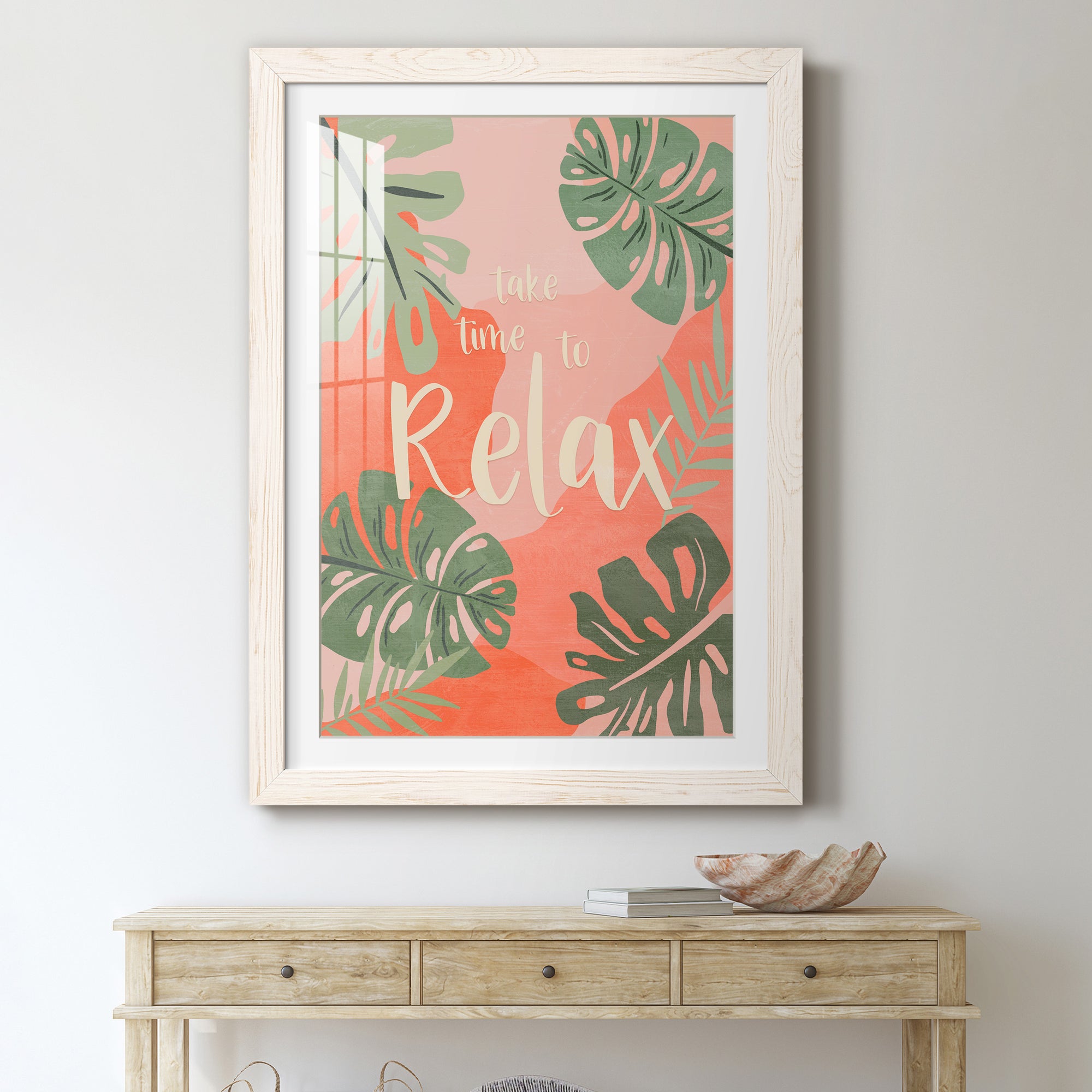 Take Time - Premium Framed Print - Distressed Barnwood Frame - Ready to Hang