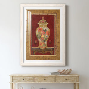 Romantic Urn II - Barnwood Framed Art Print